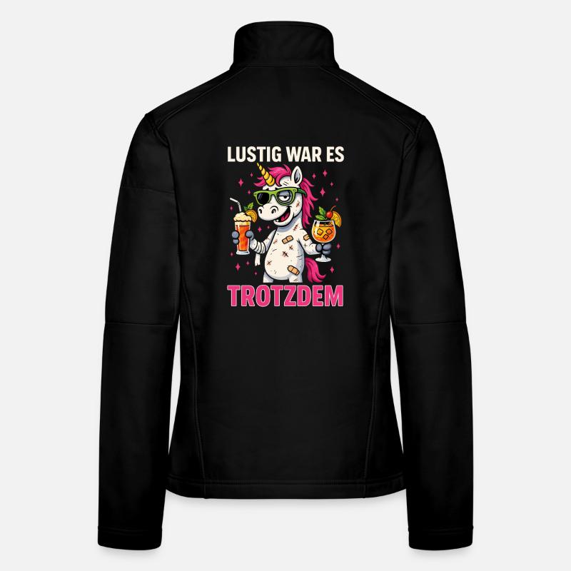 It was still funny unicorn party Women's Softshell Jacket