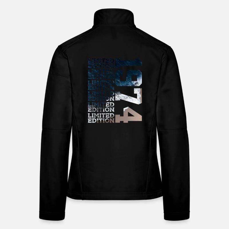 ÉDITION LIMITÉE 1974 52 ANS 52E ANNIVERSAIRE Veste en tissu softshell Femme