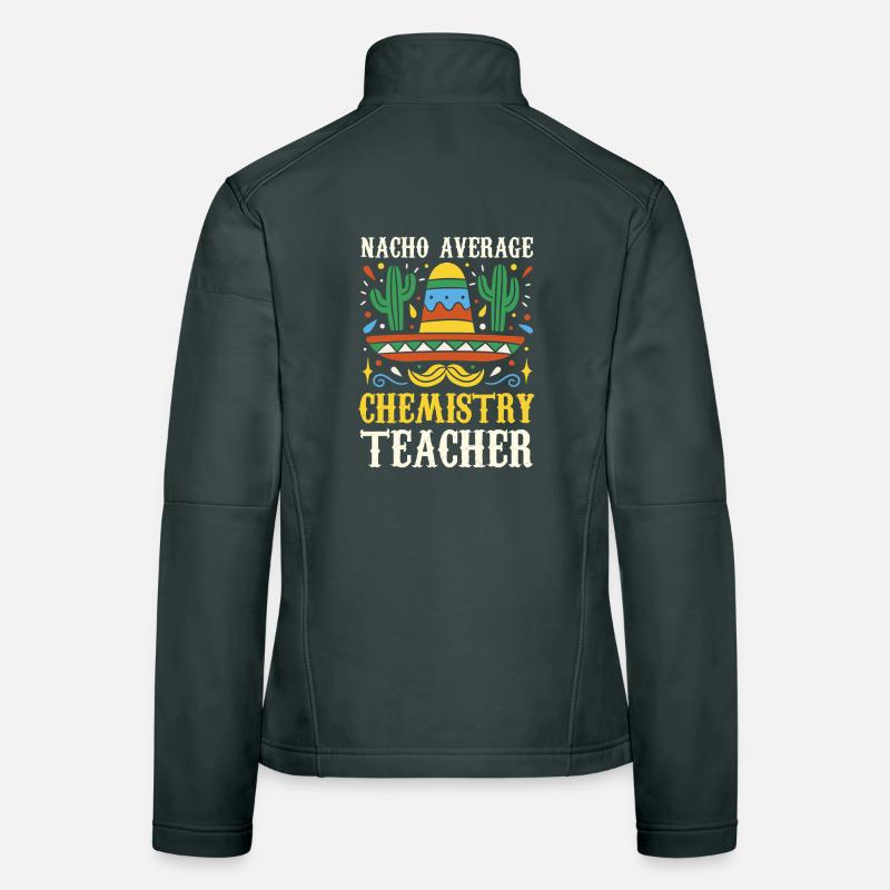 Nacho Professeur moyen de chimie Veste en tissu softshell Femme