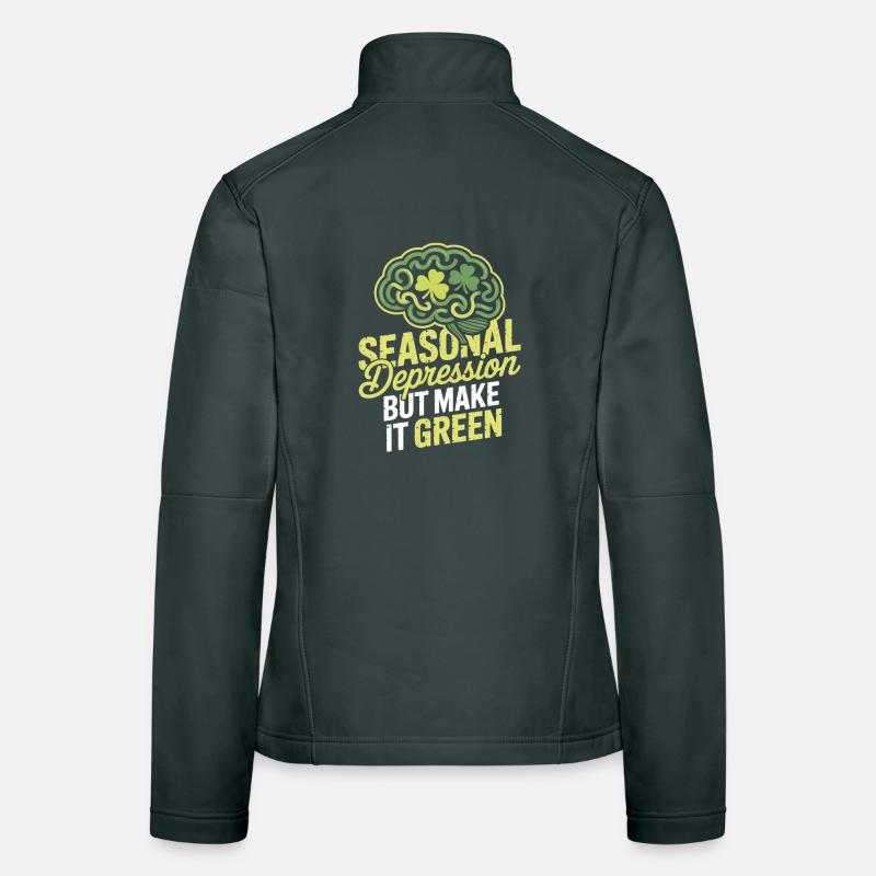 St Patrick's Day Women's Softshell Jacket