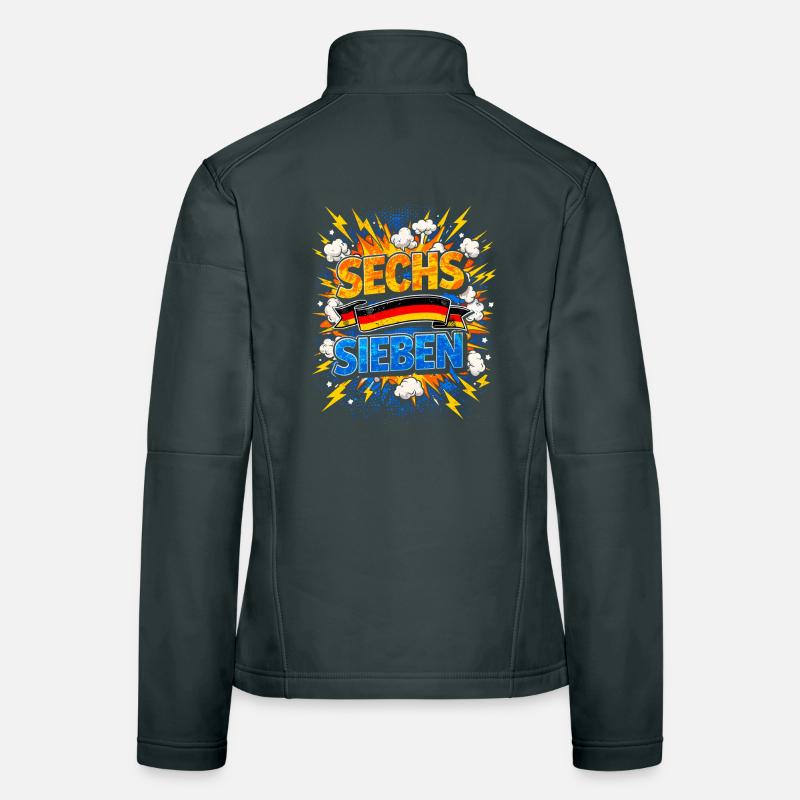 SIX SEVEN Germany Fan Comic Women's Softshell Jacket