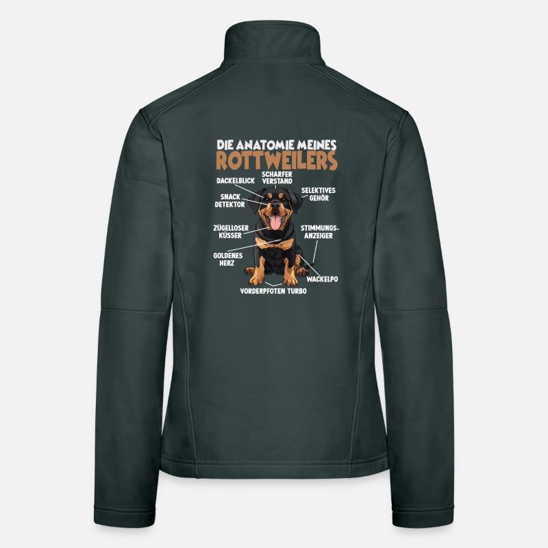 Rottweiler T for training and walking rounds Rotti Women's Softshell Jacket