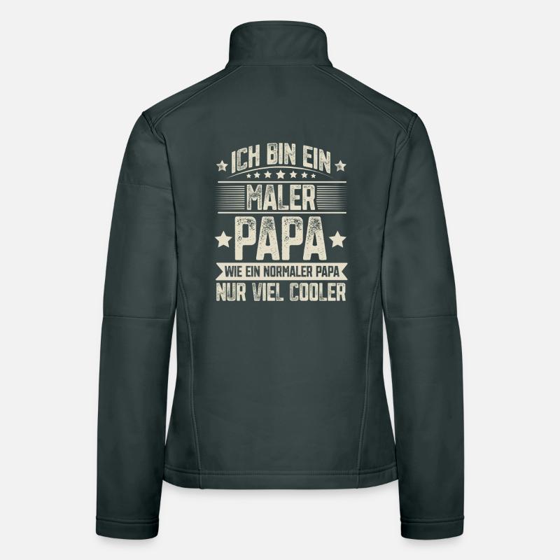 Maler Papa Frauen Softshelljacke