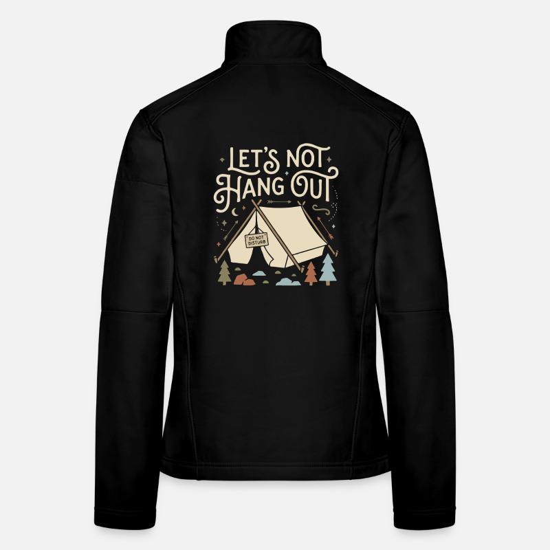 Ne traînons pas Camper Ne pas déranger Veste en tissu softshell Femme