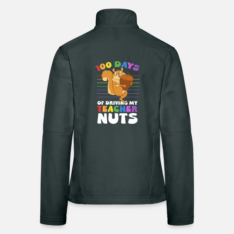100 days drive teachers crazy Women's Softshell Jacket