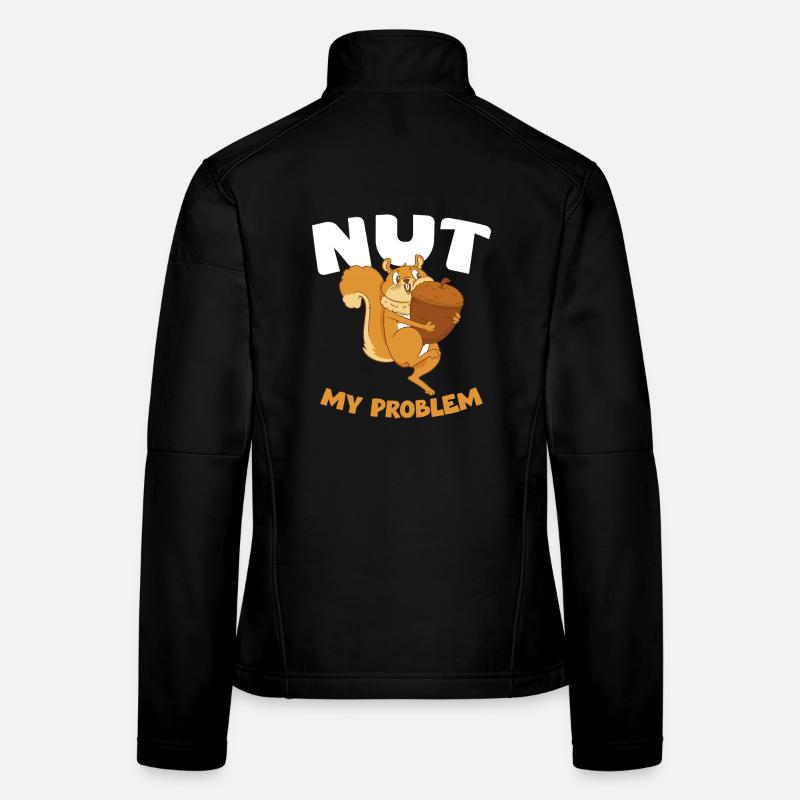 NUT MY PROBLEM Eichhörnchen Frauen Softshelljacke