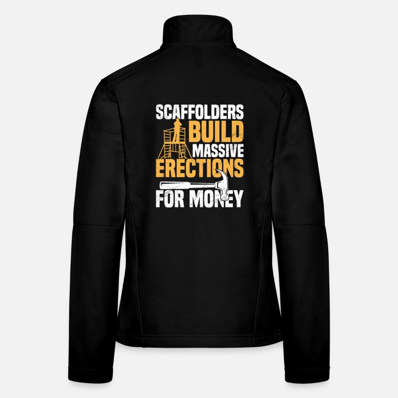 Gerüstbau-Baugerüst Frauen Softshelljacke