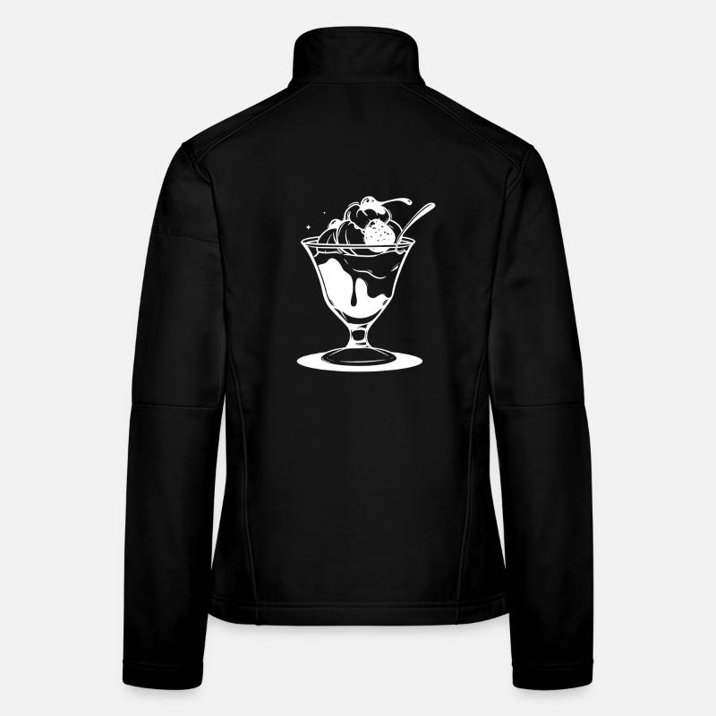 Coupe glacée Veste en tissu softshell Femme