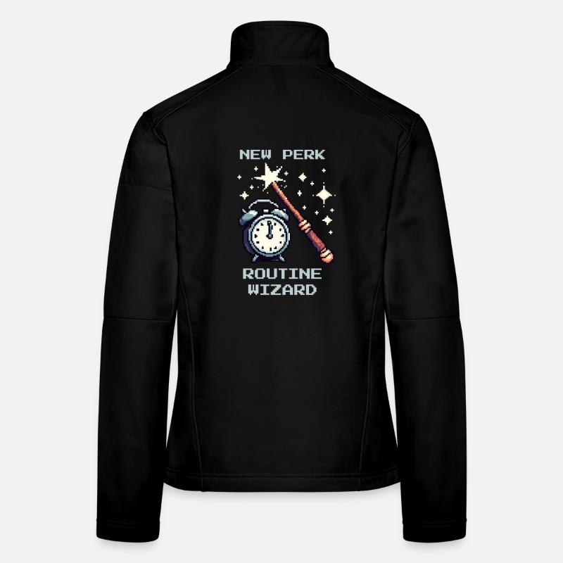Magicien de routine | Vie quotidienne du travail social Veste en tissu softshell Femme