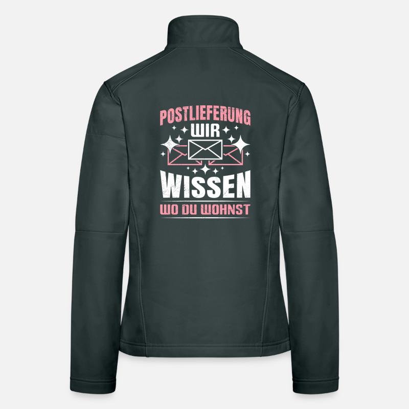 Postmen POSTLIFERUNG WE KNOW WHERE YOU LIVE Women's Softshell Jacket