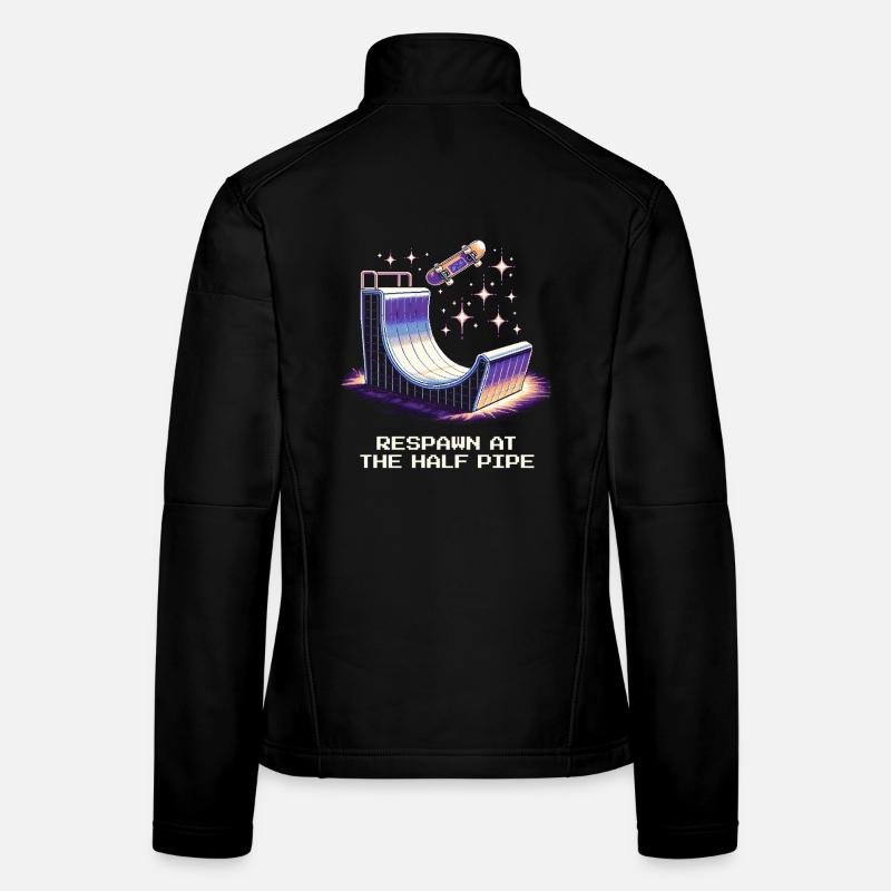 Respawn an der Halfpipe | Skateboard Frauen Softshelljacke