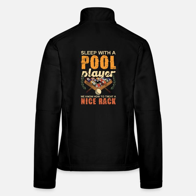 Pool Rack Spruch Shirt Frauen Softshelljacke