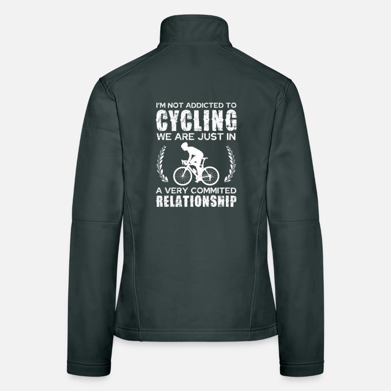 Bicycle Love — In a Committed Relationship Women's Softshell Jacket