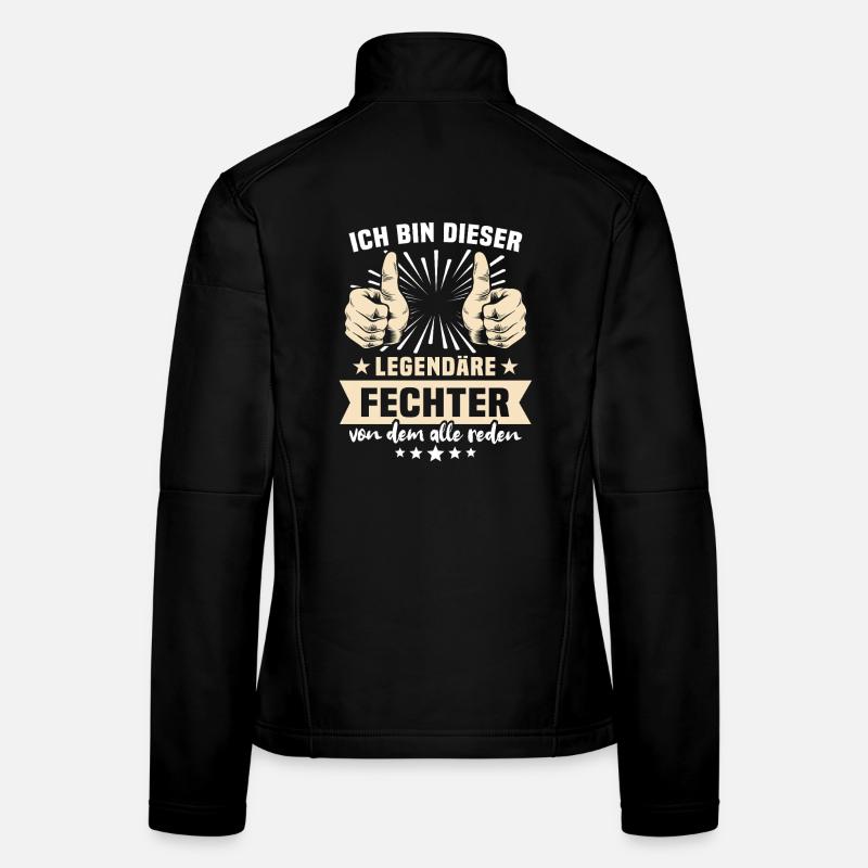 Fechter Sprüche Frauen Softshelljacke