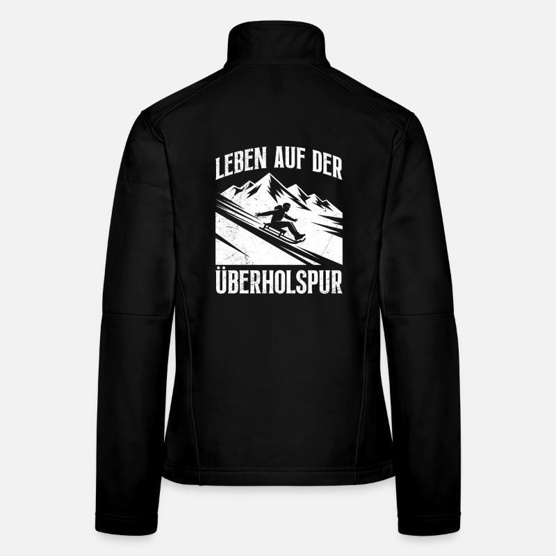 Chauffeur de Bob VIE DANS LA VOIE RAPIDE DRÔLE Veste en tissu softshell Femme