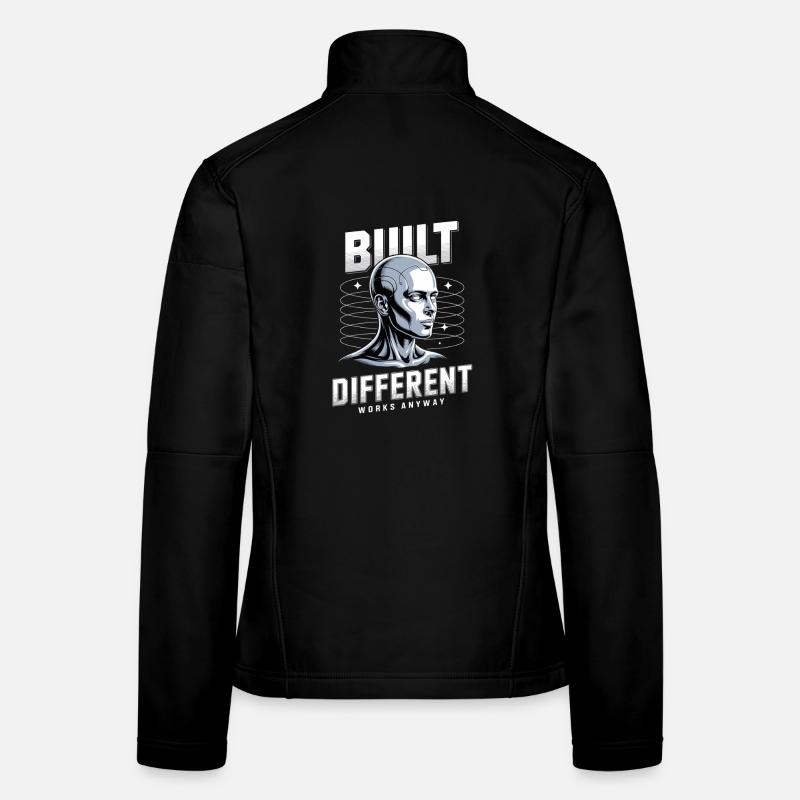 Neurodivergent Neurodiversität Built Differend Frauen Softshelljacke
