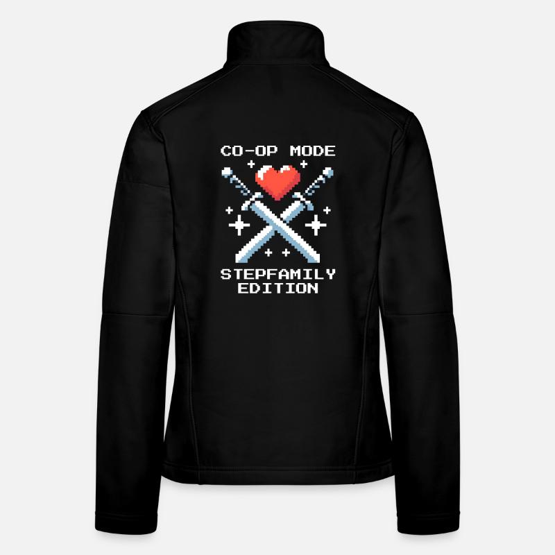 Co-Op-Modus: Stieffamilie-Edition | Patchwork Frauen Softshelljacke