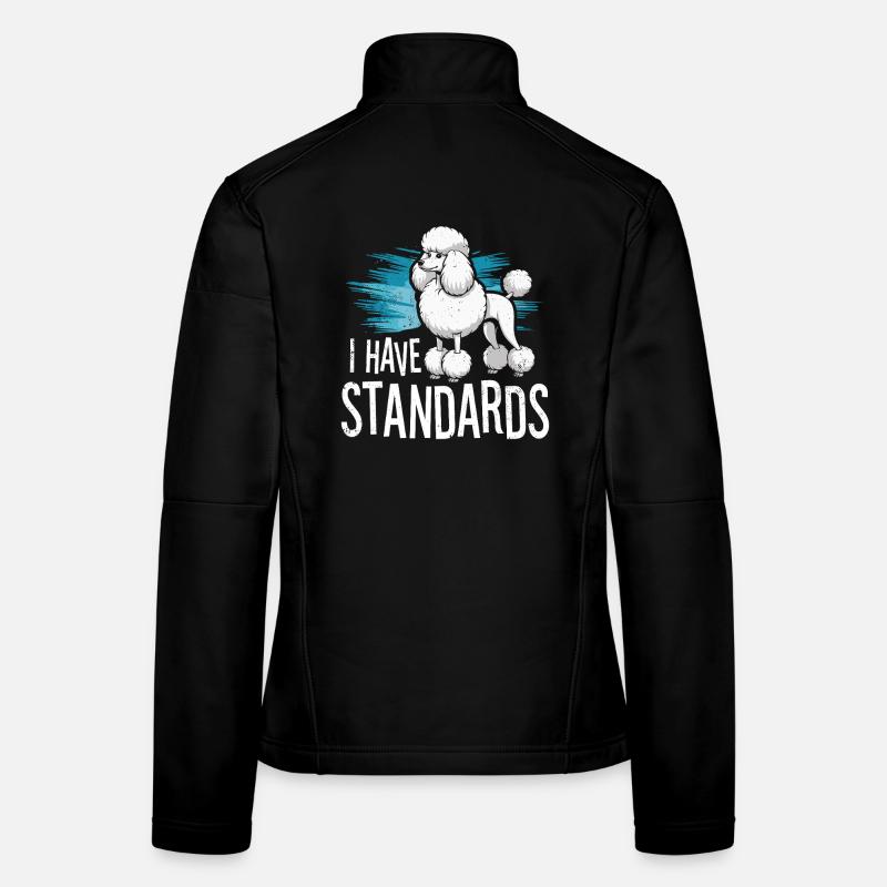J’ai des standards Veste en tissu softshell Femme