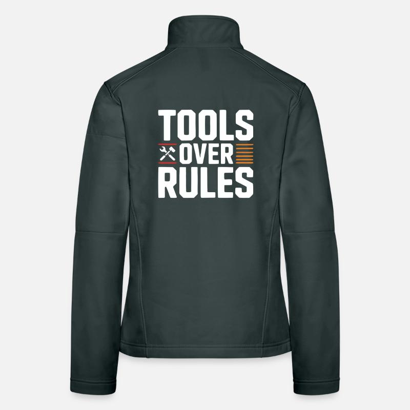 Tools Over Rules Statement Design Frauen Softshelljacke