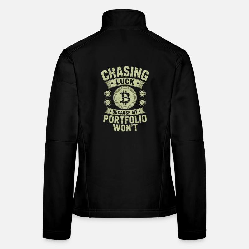 La Saint-Patrick à la poursuite de la chance parce que mon portfolio Veste en tissu softshell Femme