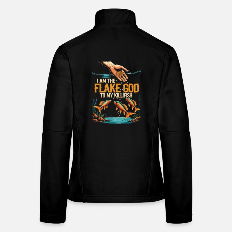 Zahnkarpfen Killfisch I Am The Flake God Frauen Softshelljacke