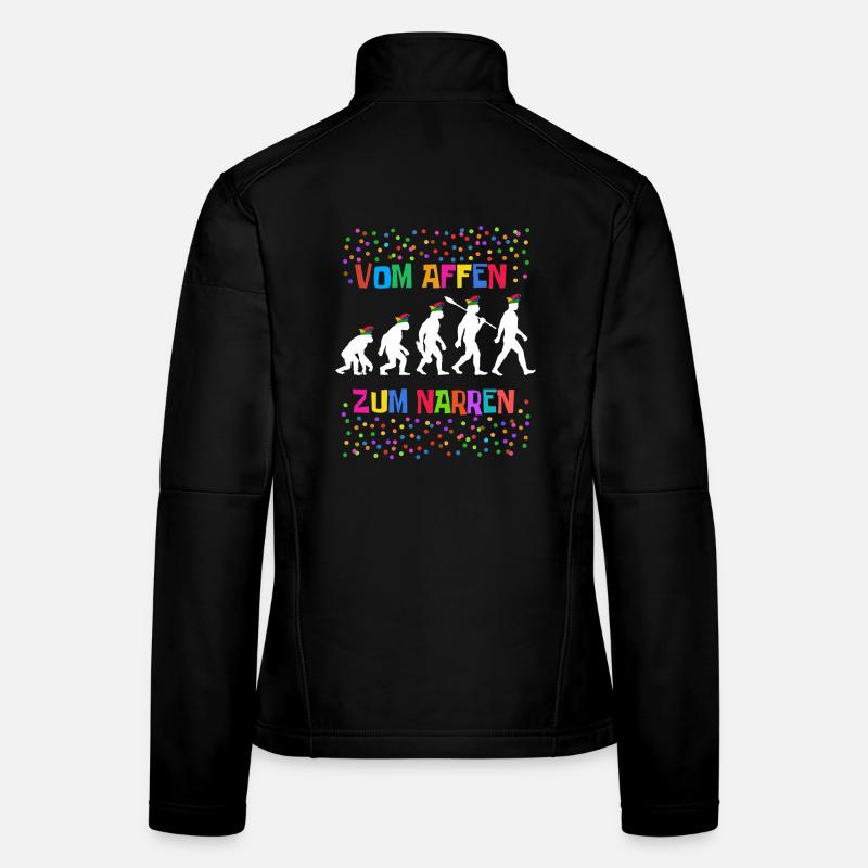 Homo Carnival | From Monkey to Fool, Shrovetide Women's Softshell Jacket