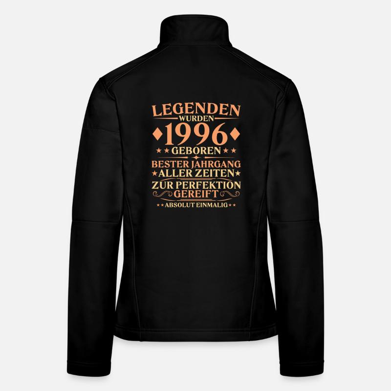 30e anniversaire Unique 1996 Né Veste en tissu softshell Femme