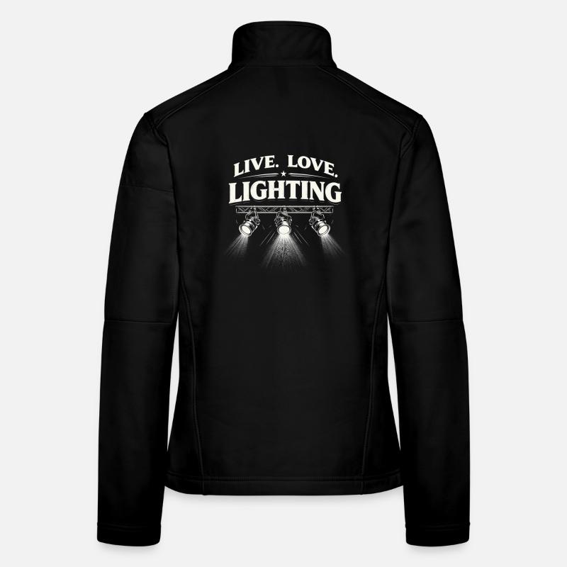 Lighting Technician Lighting Technician Lighting Guy Women's Softshell Jacket