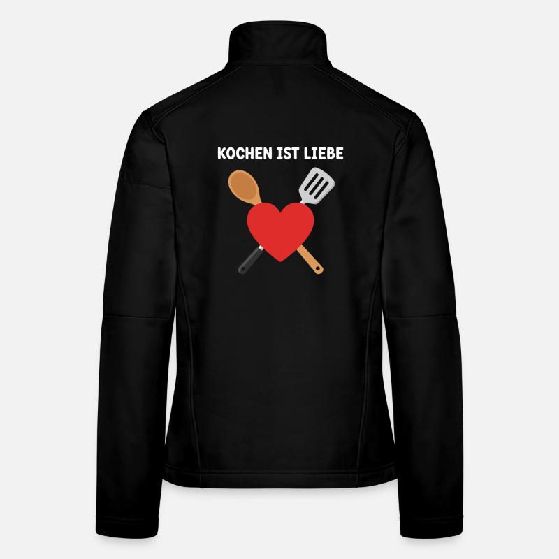 Cooking is love Women's Softshell Jacket