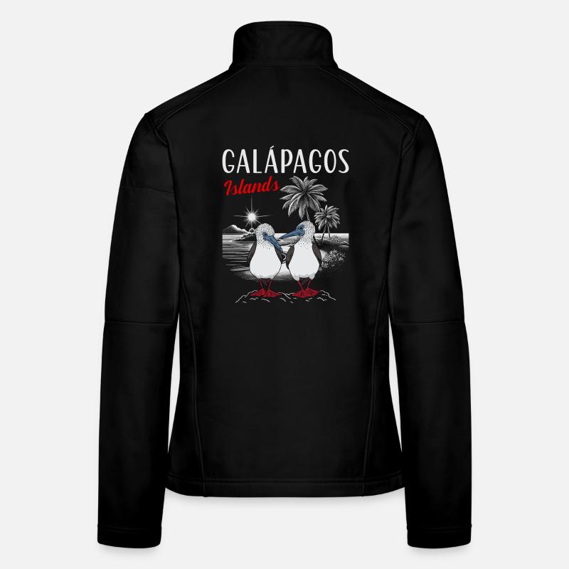 Rotfußtölpel Galapagosinseln Frauen Softshelljacke