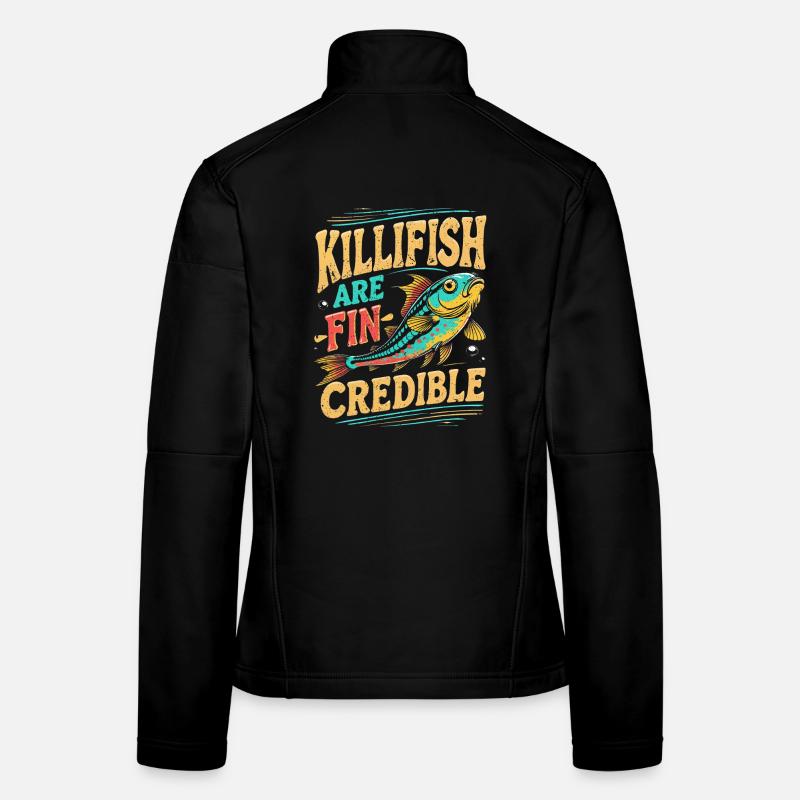 Zahnkarpfen Killfisch Zahnkärpflinge Frauen Softshelljacke