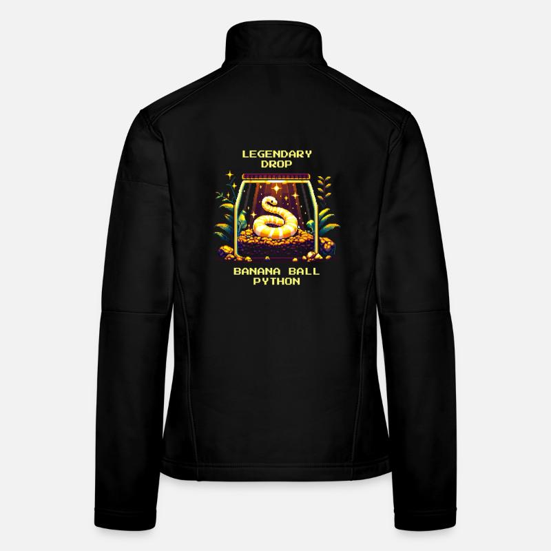 Legendärer Fund: Banana Königspython | Python Frauen Softshelljacke