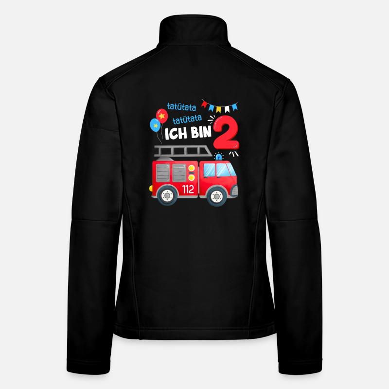 Uniforme de garçon de deuxième anniversaire 2 ans de la brigade des pompiers Veste en tissu softshell Femme