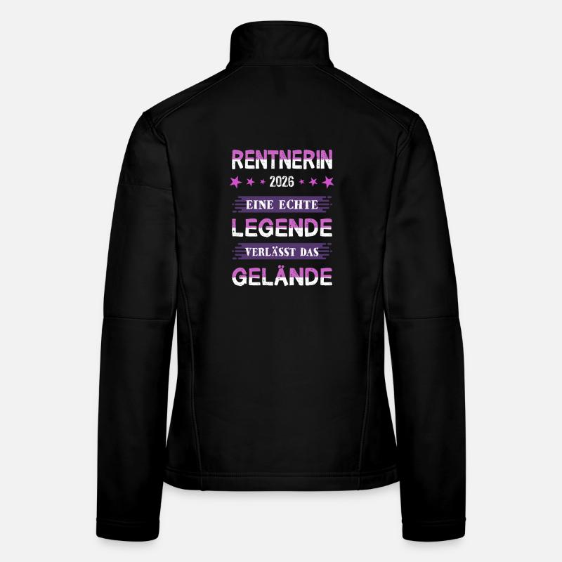 Pensioner 2026 Legend Pension Women's Softshell Jacket