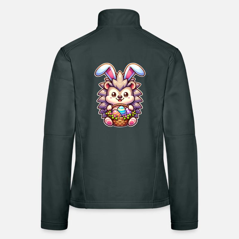 Easter Hedgehog Women's Softshell Jacket