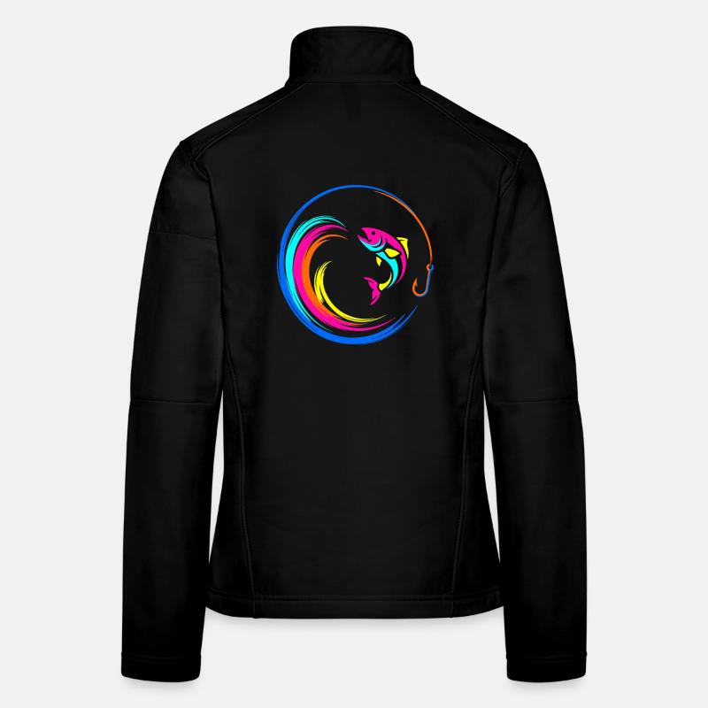 Fish Fish Hook Women's Softshell Jacket