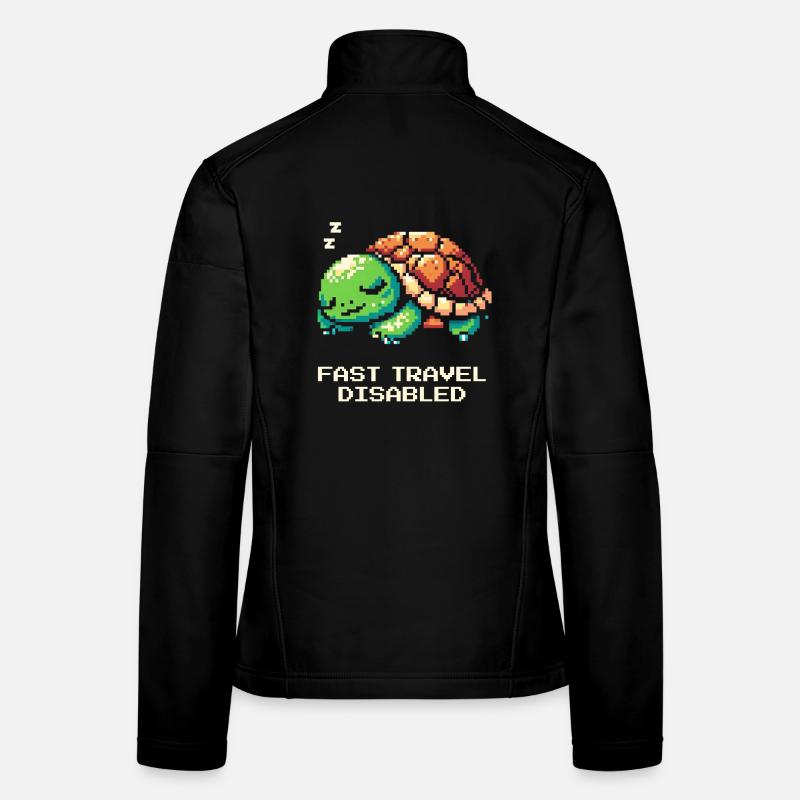 Voyage rapide désactivé | Tortue Veste en tissu softshell Femme