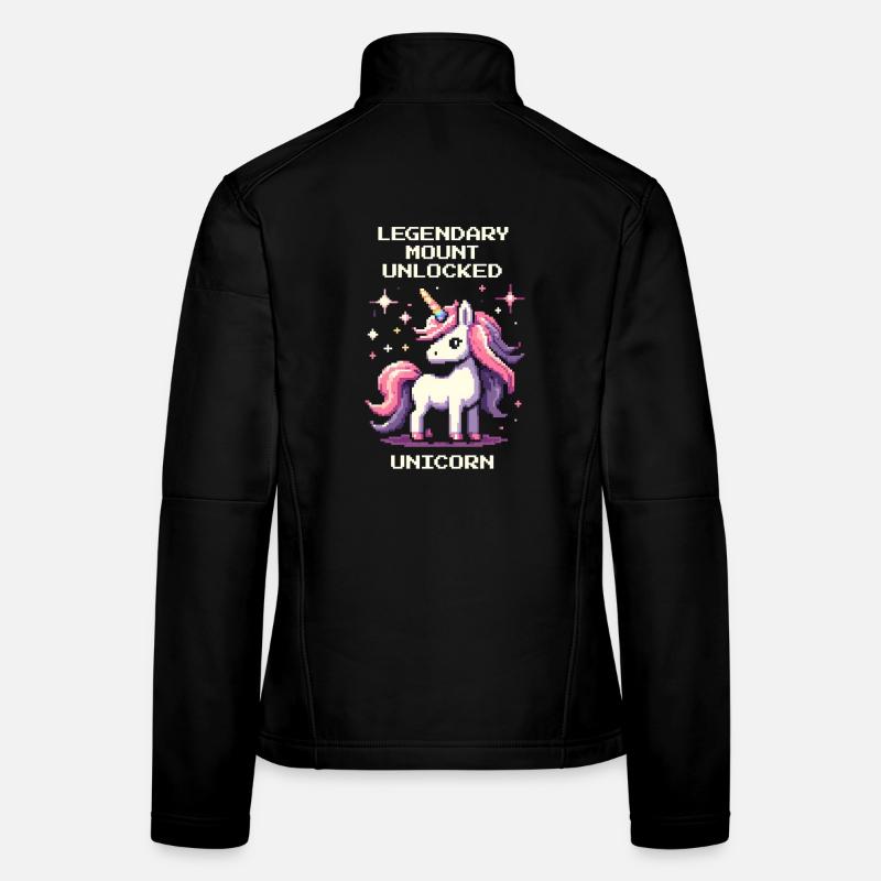 Legendäres Reittier freigeschaltet | Einhorn Frauen Softshelljacke