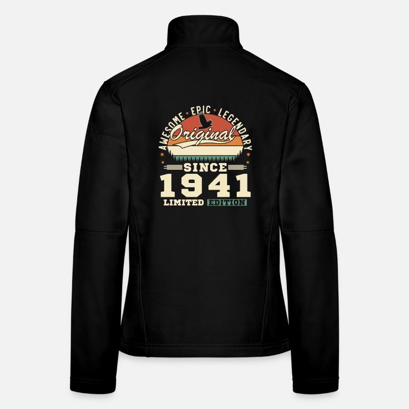 1941 Vintage Retro Geburtstagsgeschenk Frauen Softshelljacke