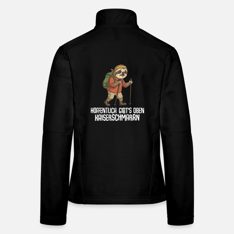 Wandern Hoffentlich gibts oben Kaiserschmarrn Frauen Softshelljacke