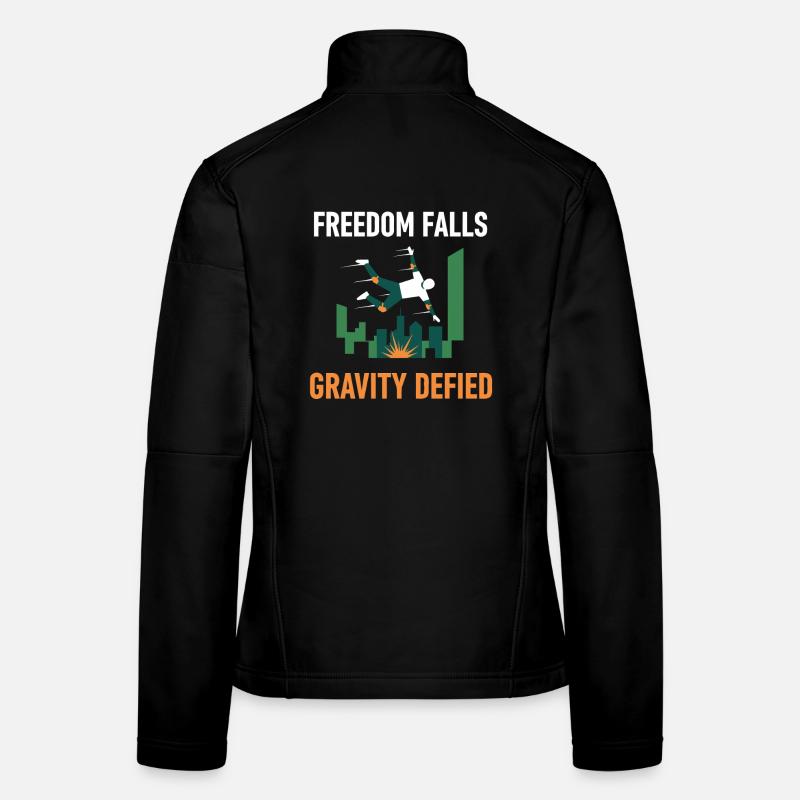 Chute de parkour Veste en tissu softshell Femme