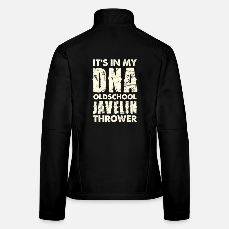 Lanceur de javelots à l’ADN à l’ancienne Veste en tissu softshell Femme