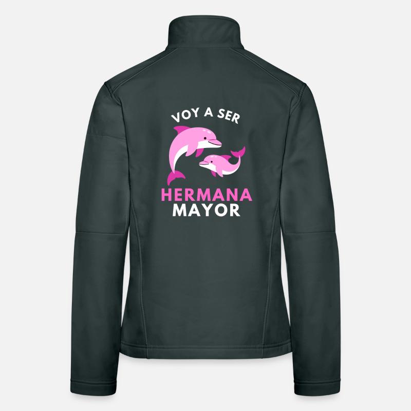 I'm going to be a big sister Women's Softshell Jacket