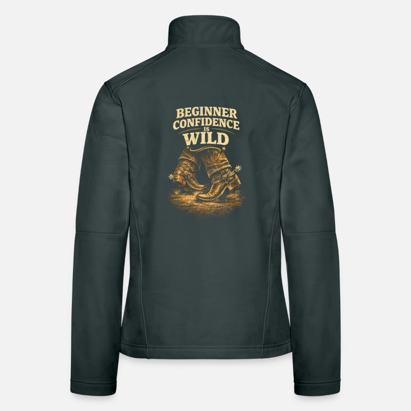 Line Dance Line Dancer Beginner Confidence Is Wild Women's Softshell Jacket