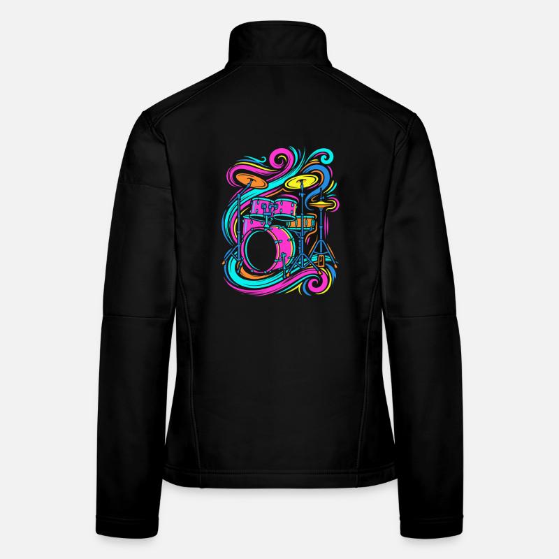 Schlagzeug Frauen Softshelljacke