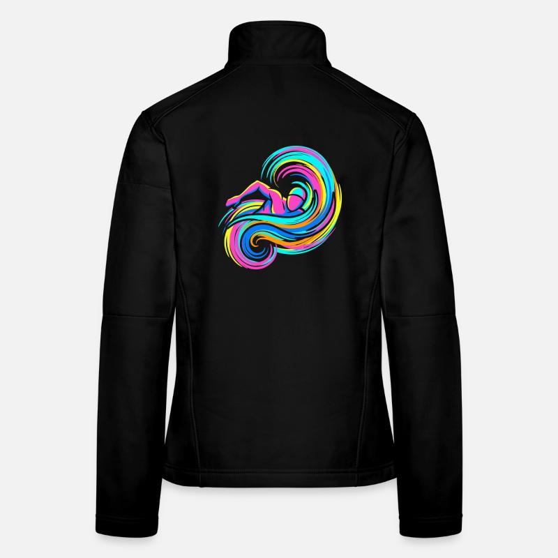 Nageur Veste en tissu softshell Femme