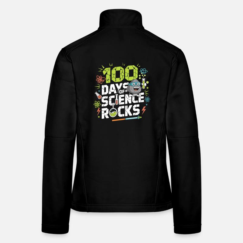 100 Tage Wissenschaft Rocks Frauen Softshelljacke