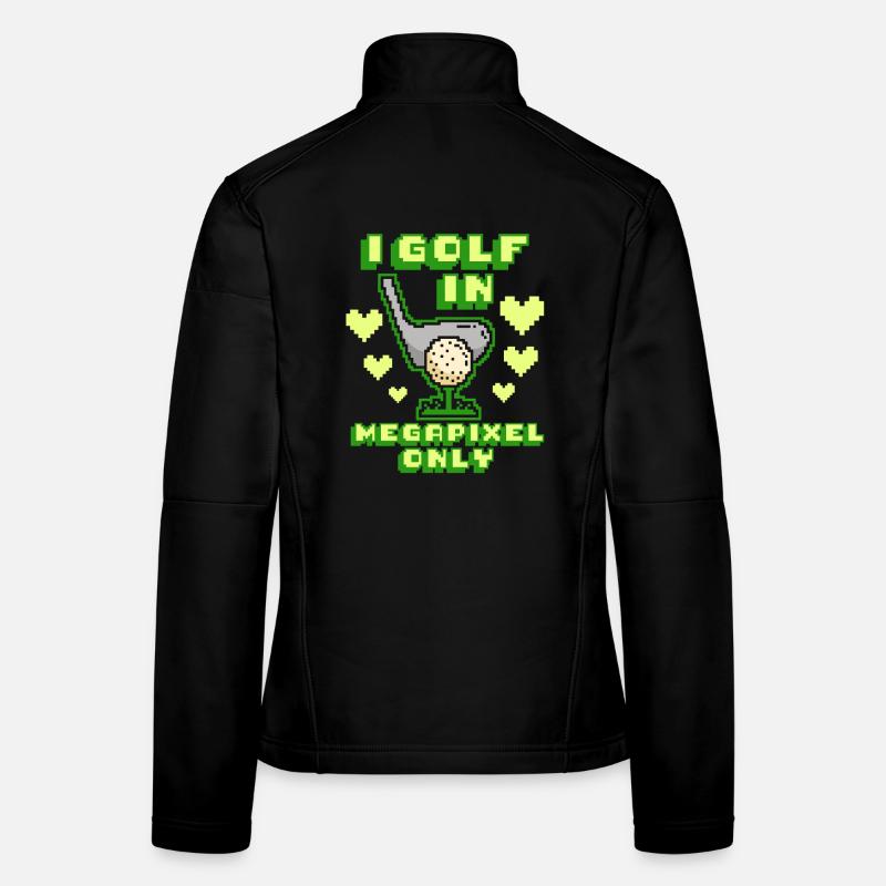 Golfsimulator I Golf In Megapixel Only Frauen Softshelljacke