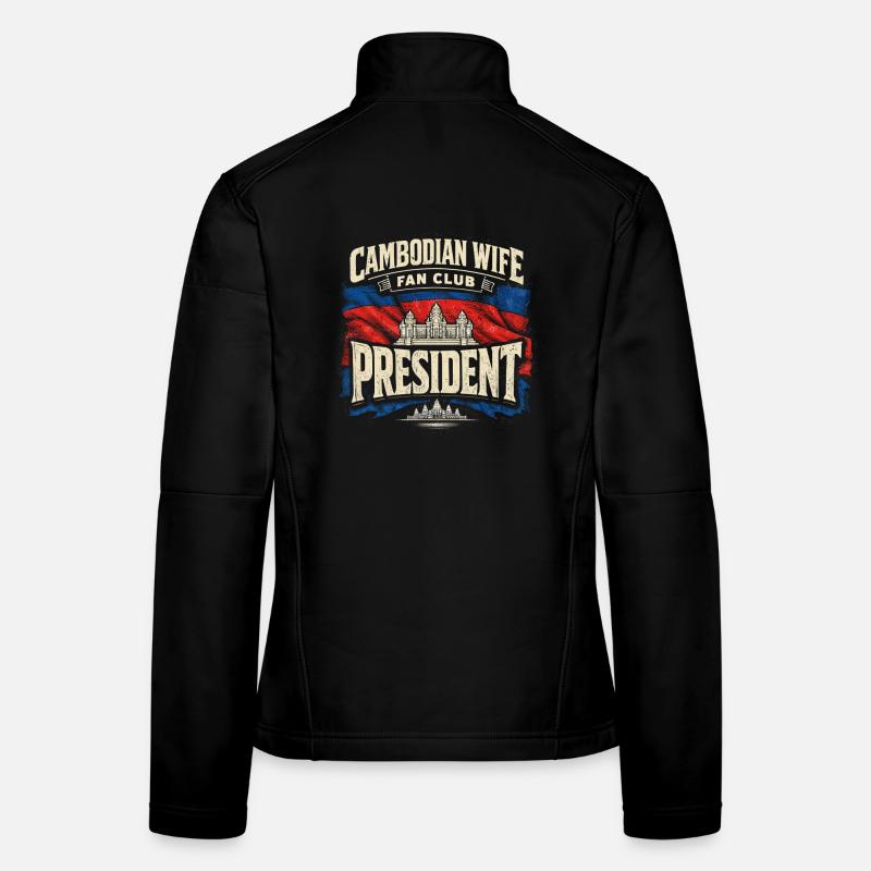 Cambodia Cambodians Women's Softshell Jacket