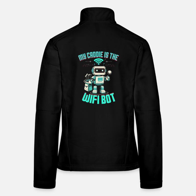 Golf Simulator Mon caddie est le bot Wifi Veste en tissu softshell Femme